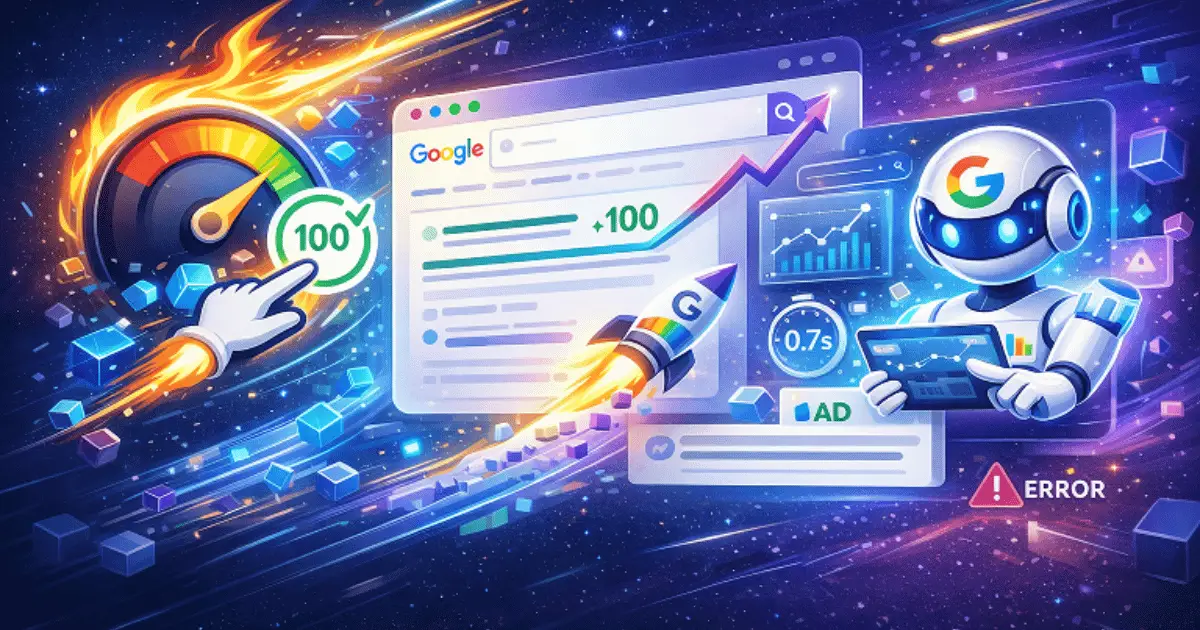 שיפור מהירות אתר ביצועים וציון PageSpeed ב-2026
