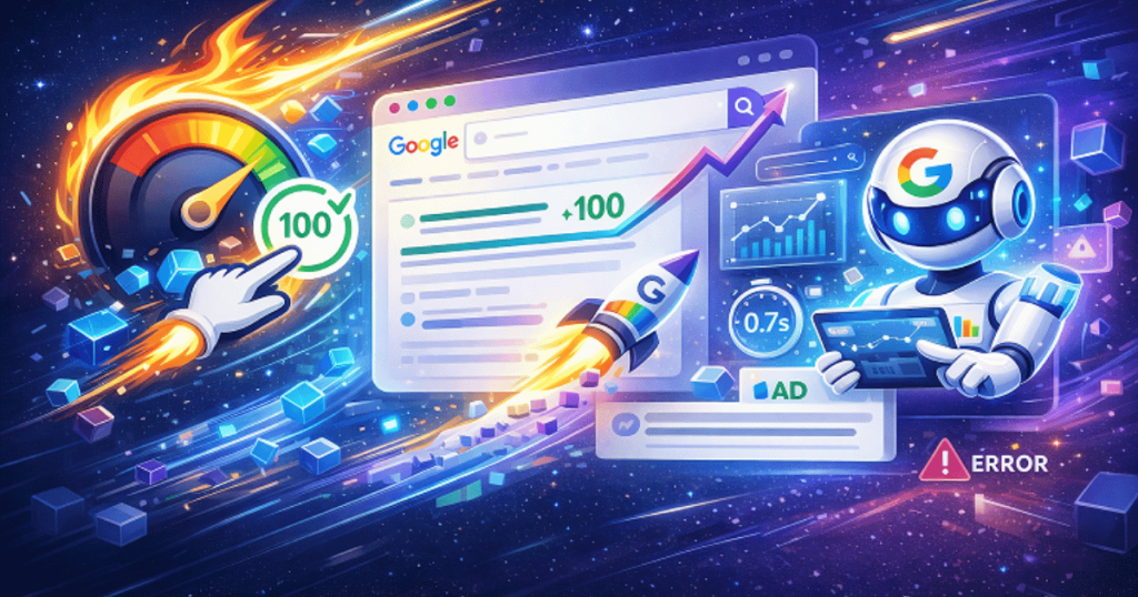 שיפור מהירות אתר ביצועים וציון PageSpeed ב-2026